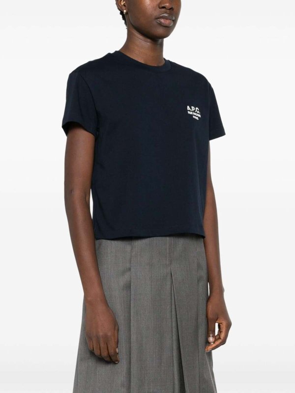 The Best Shops A.P.C.: t-shirts - T-Shirt Boxy Rue Madame