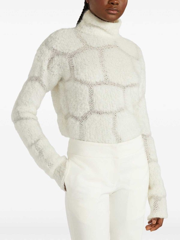 GENNY: Col roulé & Col polo online - Pull Col Roulé - Blanc