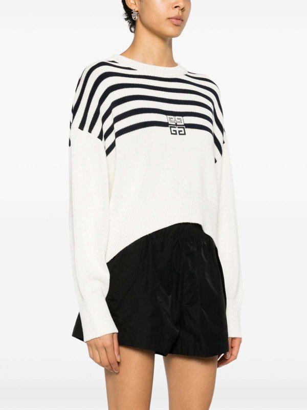 クルーネック - ブルー shop online: GIVENCHY