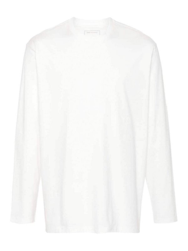 Y-3: t-shirt - U Ls Tee