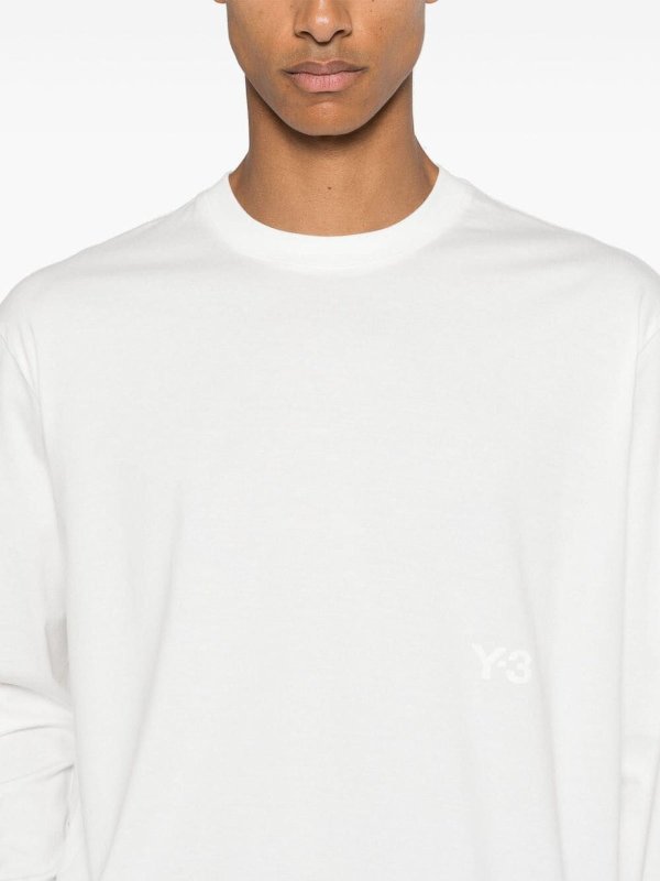 Y-3: t-shirt online - U Ls Tee