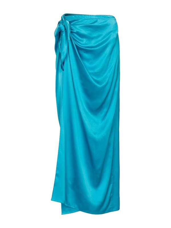 BALENCIAGA: ニーレングススカート＆ミディ丈 online - 膝丈/ミディスカート - ブルー