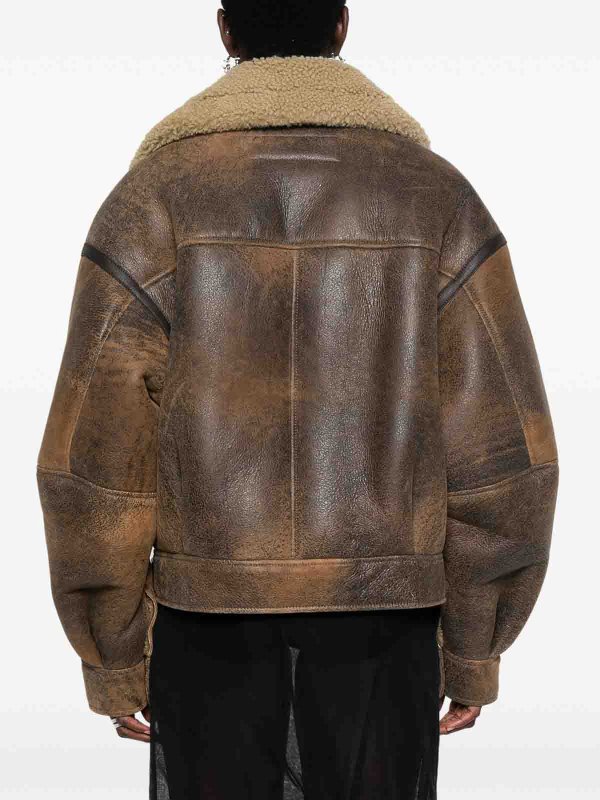 Leather Shearling Jacket shop online: Acne Studios