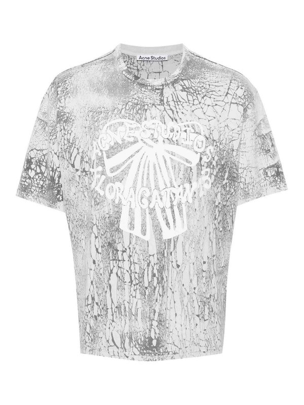 Acne Studios: Tシャツ - Tシャツ - 赤