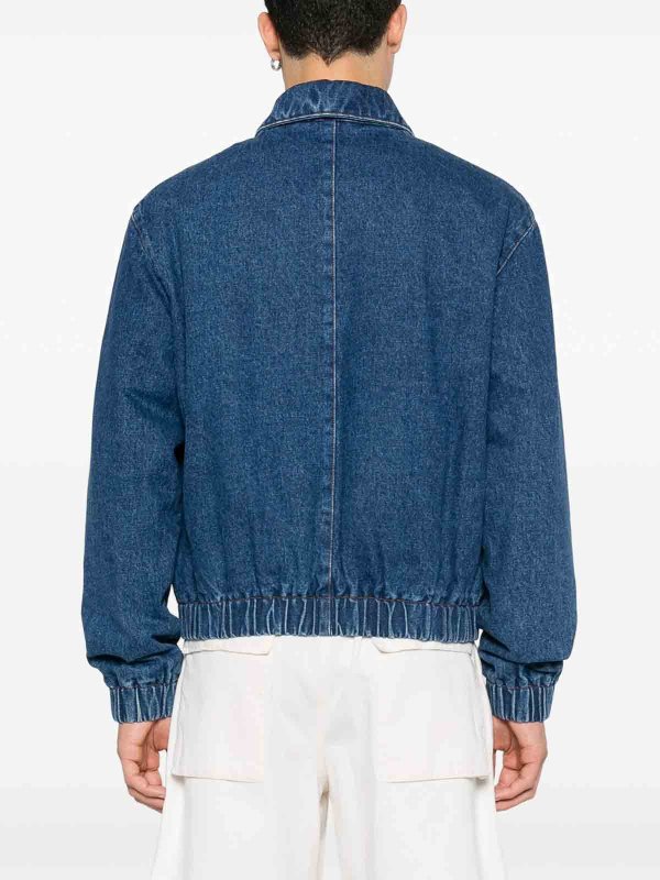 Ami De Coeur Denim Jacket shop online: AMI PARIS