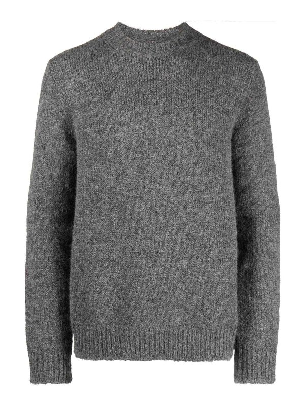 JIL SANDER: Pull col rond - Pull Col Rond - Gris