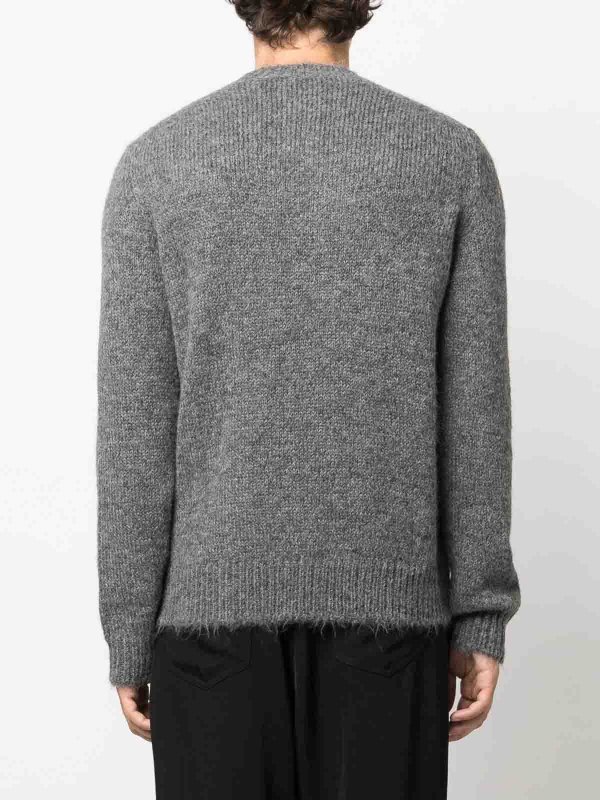 Pull Col Rond - Gris shop online: JIL SANDER