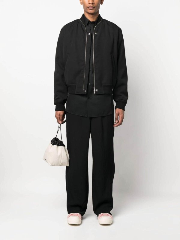 JIL SANDER: ボンバージャケット online - ボンバージャケット - 黒
