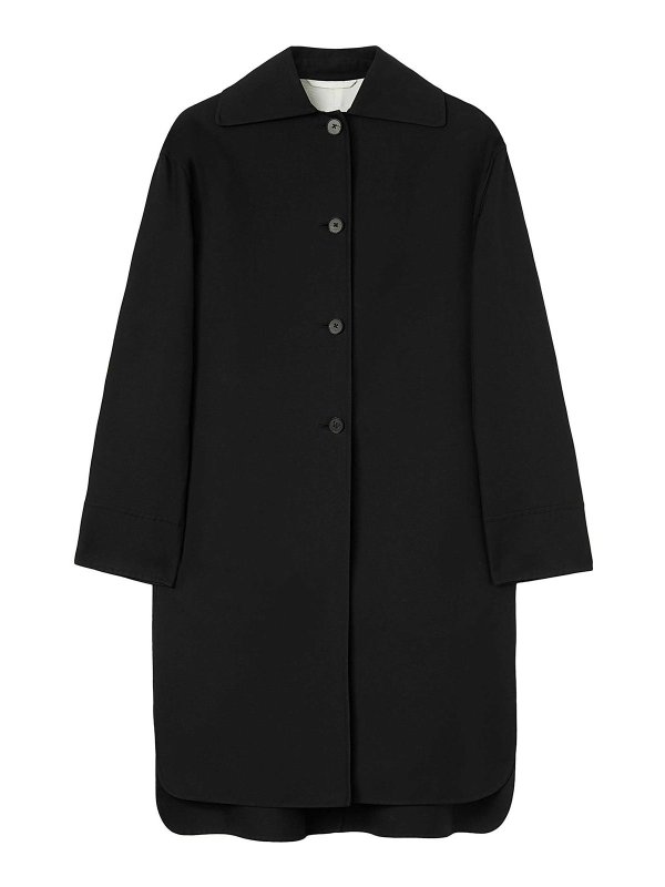 JIL SANDER: cappotti corti - Cappotto monopetto
