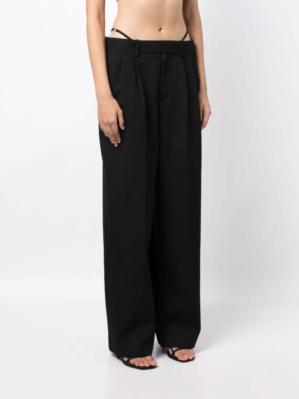 The Best Shops ALEXANDER WANG: casual trousers - Wide-Leg Trousers