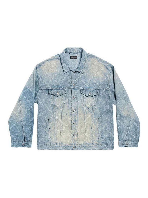 Balenciaga オーバーサイズ デニムジャケット | グレー