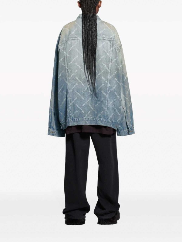デニムジャケット - ダークウォッシュ shop online: BALENCIAGA