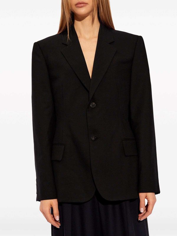The Best Shops BALENCIAGA: Blazer - Blazer - Negro
