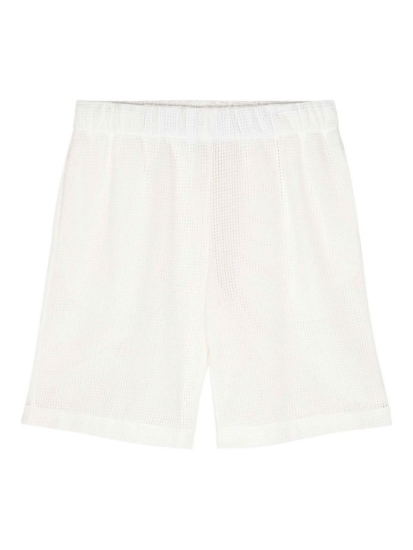 BLUE SKY INN: pantaloni shorts - Pantaloncini in maglia waffle