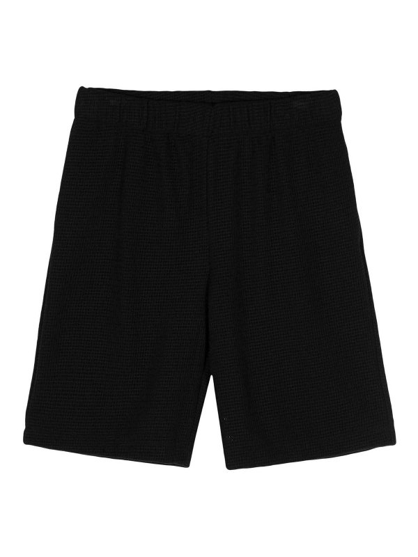 BLUE SKY INN: pantaloni shorts - Pantaloncini in maglia waffle