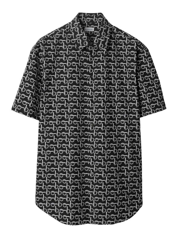 BURBERRY: shirts - Shirt With B-Print