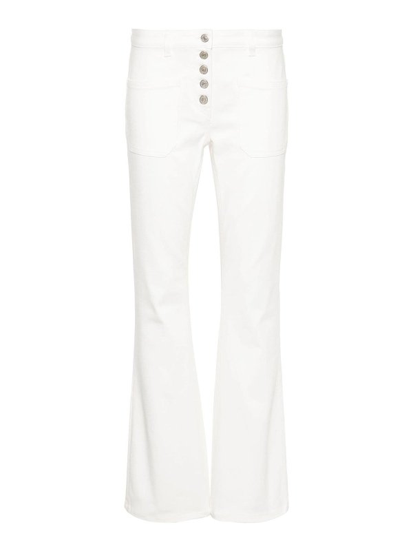 Courreges: カジュアルトラウザー - カジュアルパンツ - 白