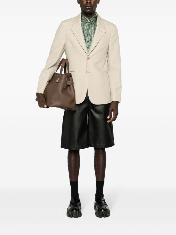 FENDI: blazers online - Single-Breasted Blazer