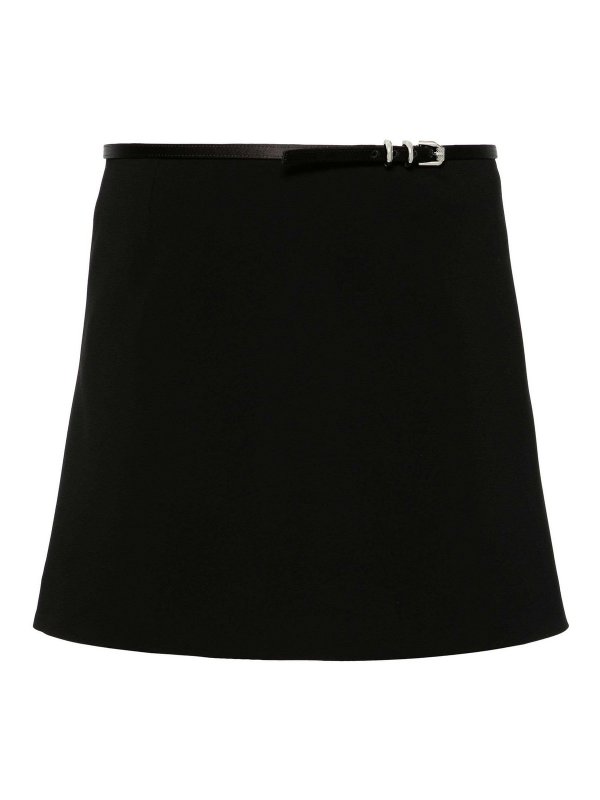 GIVENCHY: Knee length skirts & Midi - Belted Wrap Skirt