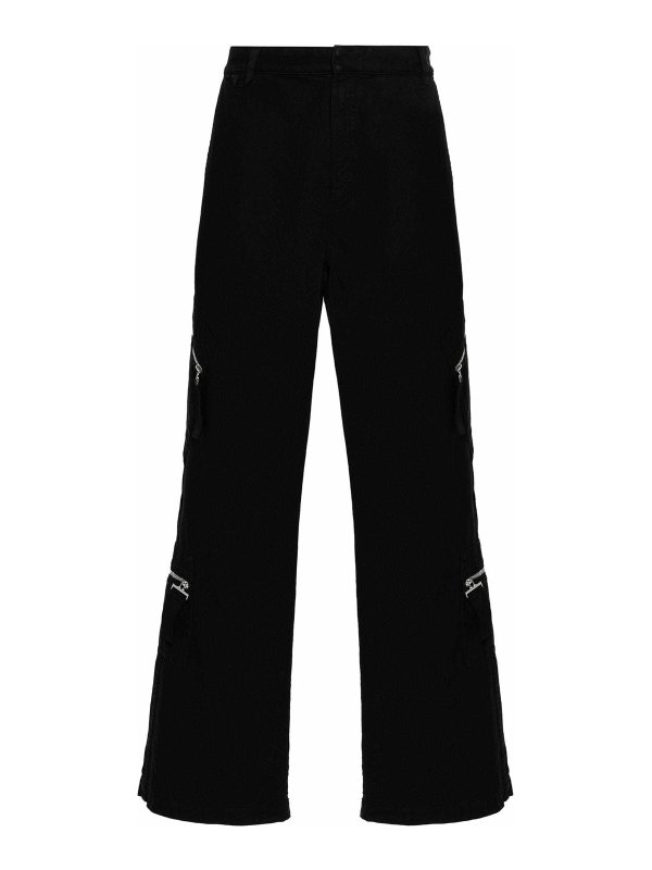 JACQUEMUS: カジュアルトラウザー - カジュアルパンツ - 黒