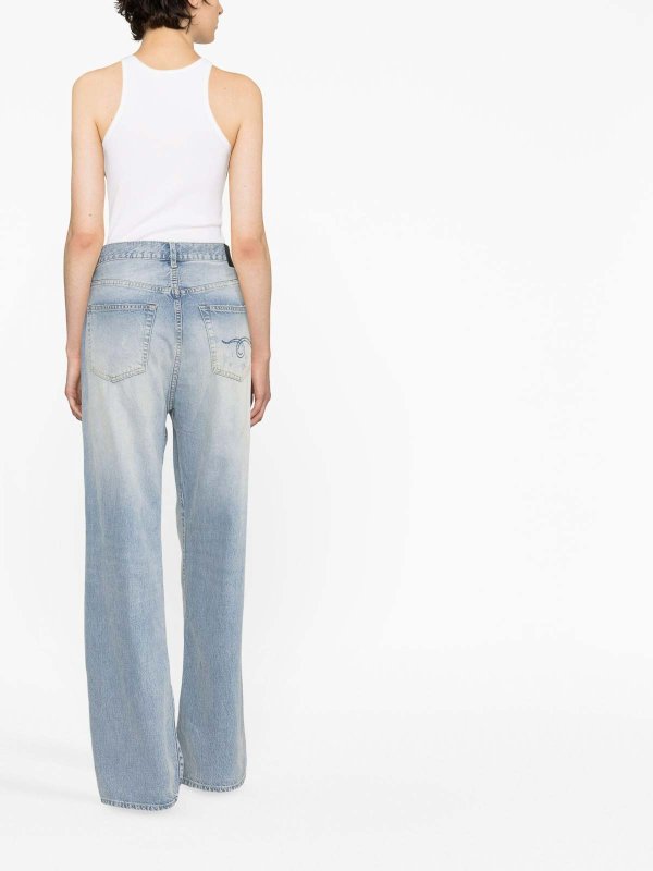 Crossover Wide-Leg Jeans shop online: R13