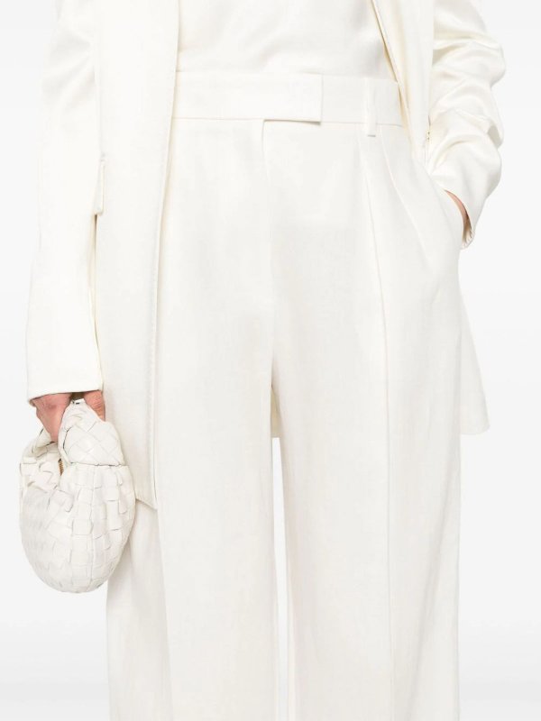 The Best Shops THE ROW: Pantalons casual - Pantalons Décontractés - Blanc