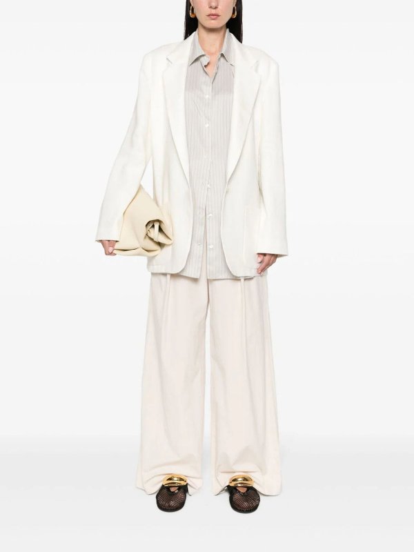 THE ROW: Vestes de costume online - Blazer - Blanc