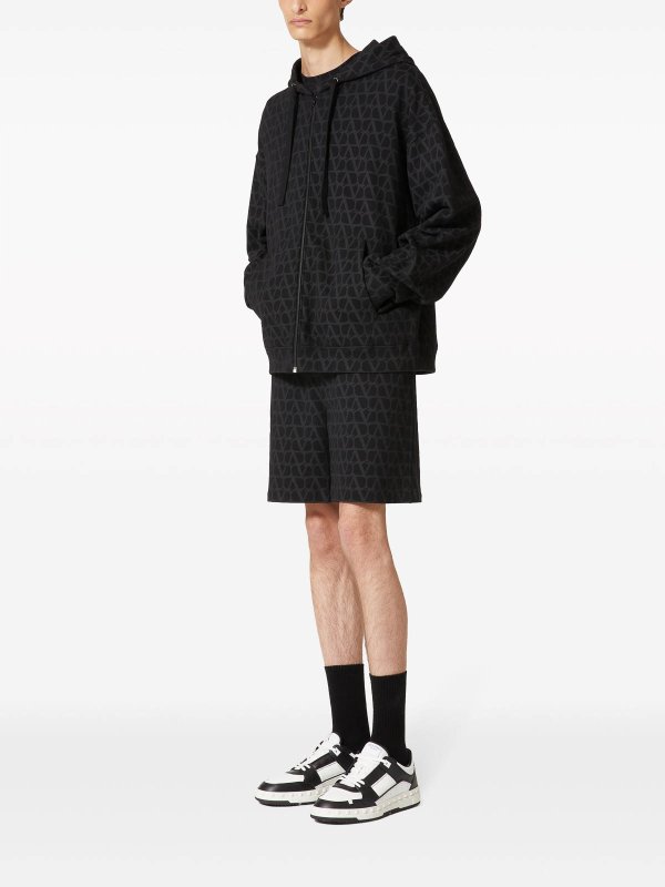 VALENTINO GARAVANI: Felpe e maglie online - Felpa con cappuccio e zip Toile Iconographe