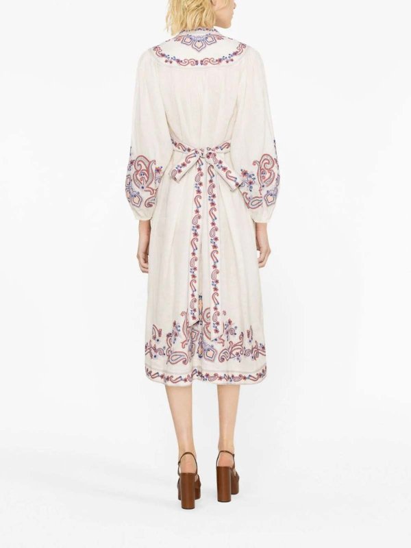 The Best Shops ZIMMERMANN: Robe longueur genou - Robe Au Genou - Beige