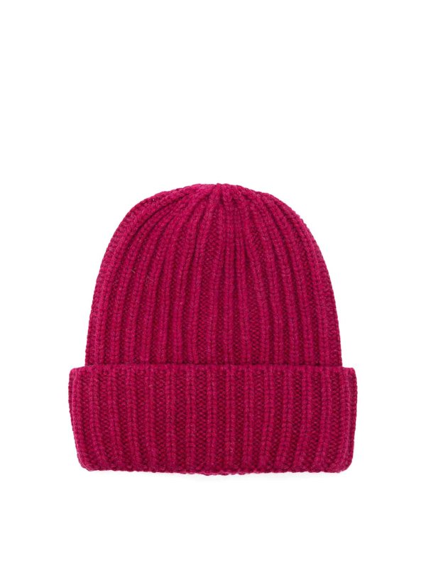 RAFFAELE BETTINI: Bonnets - Bonnet - Rouge Brun