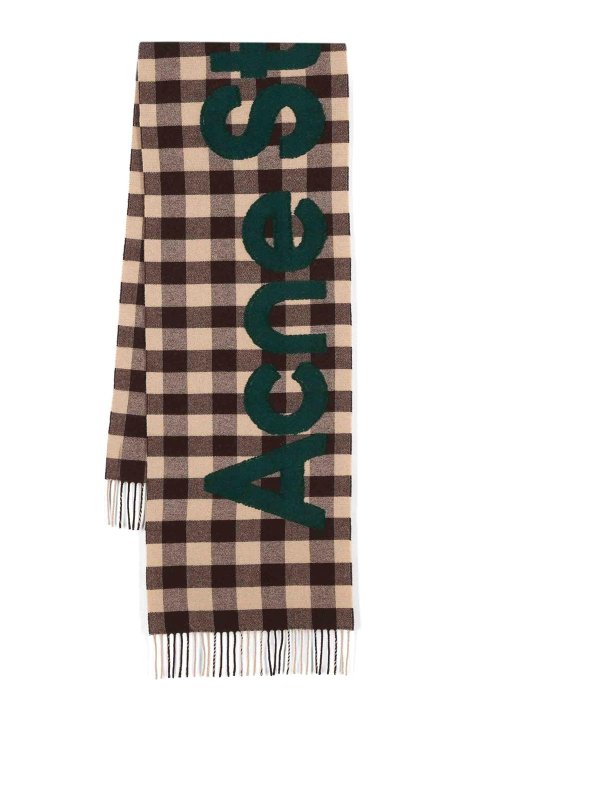 Acne Studios: Schals - Schal - Braun