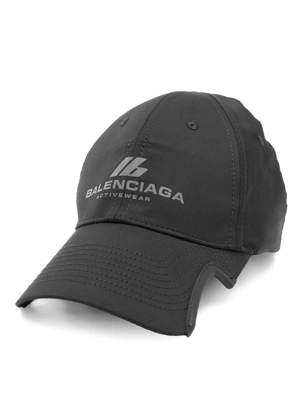 BALENCIAGA: hats & caps - Activewear Logo-Print Cap