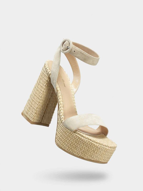 Gianvito Rossi: espadrilles online - Wedged sandals