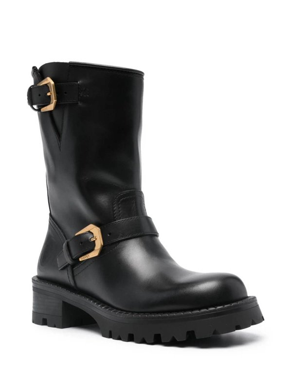 VERSACE: boots online - Biker Boots