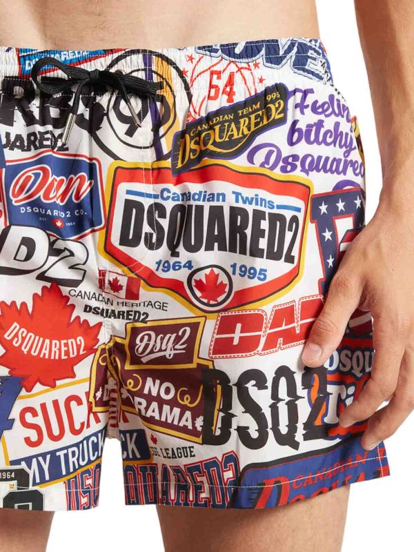 The Best Shops DSQUARED2: Badeanzüge und Badehosen - Badehose - Bunt