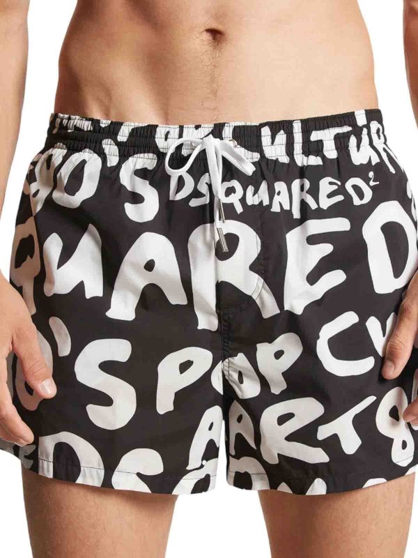 The Best Shops DSQUARED2: Swim shorts & swimming trunks - Boxer Midi