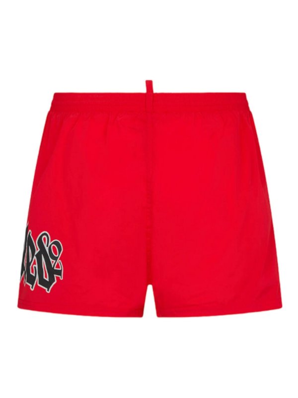 DSQUARED2: Badeanzüge und Badehosen online - Badehose - Rot