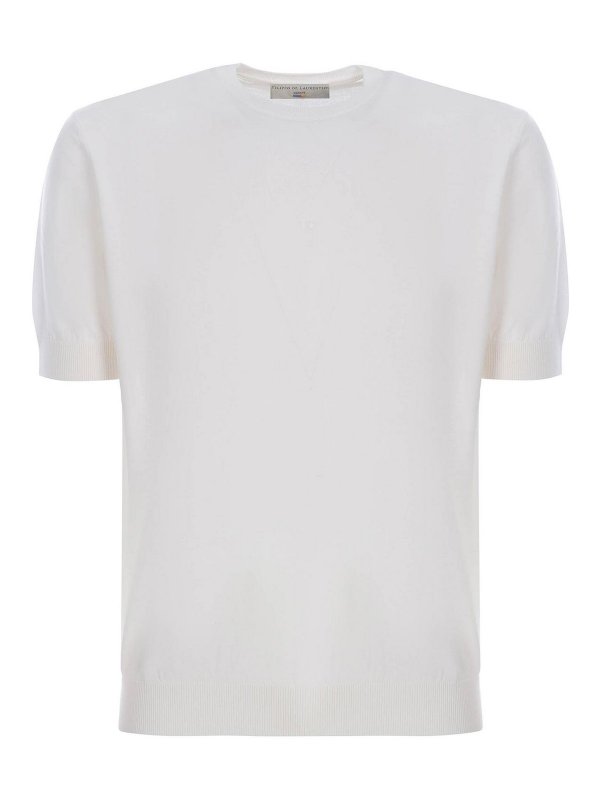 FILIPPO DE LAURENTIIS: T-shirts - T-Shirt - Weiß
