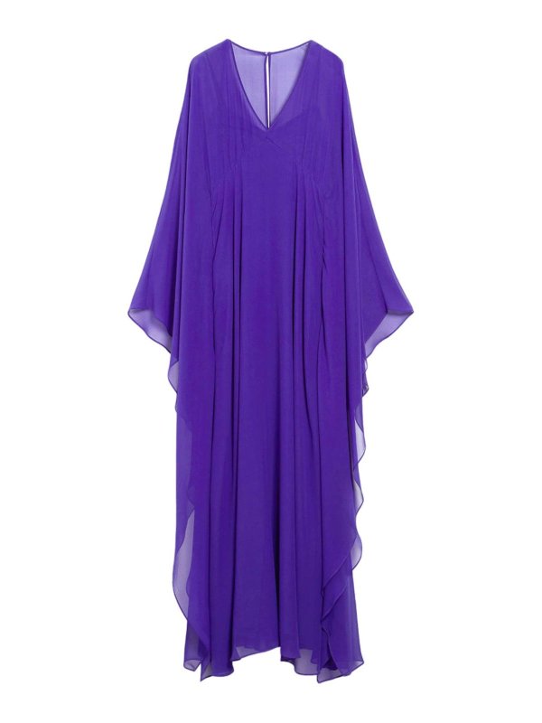 Max Mara: ニーレングスドレス - 膝丈ドレス - 紫