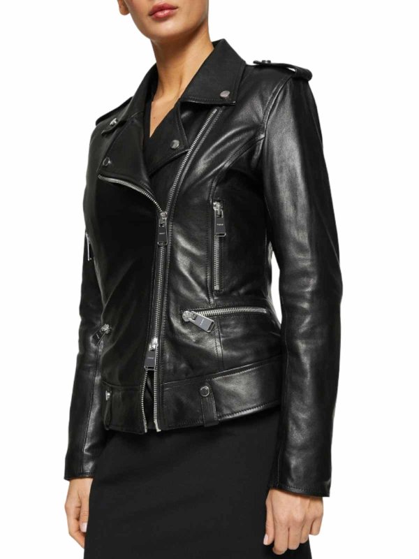 DONDUP: Chaquetas de cuero online - Chaqueta De Cuero - Negro