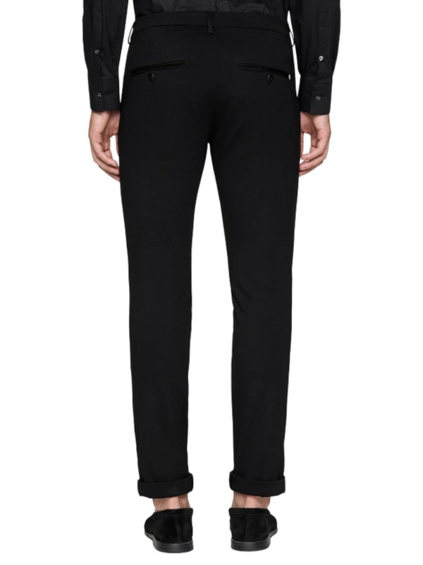 The Best Shops DONDUP: Pantalons casual - Pantalons Décontractés - Noir