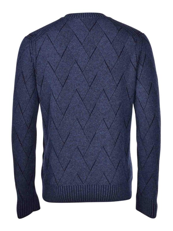 Paolo Fiorillo: Col bateau online - Pull Col Bateau - Bleu