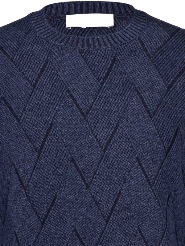 The Best Shops Paolo Fiorillo: Col bateau - Pull Col Bateau - Bleu