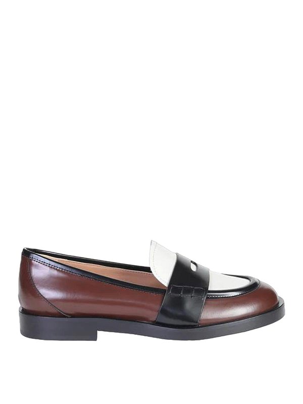 ROBERTO FESTA: ロファー＆スリッパ - ローファー - ブラウン