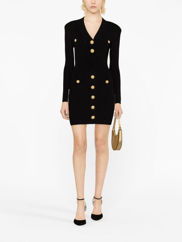 Balmain: knee length dresses online - Midi dress