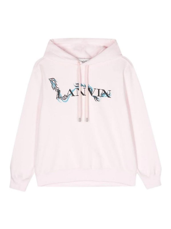 LANVIN: Sweatshirts & Sweaters - Classic Printed Hoodie