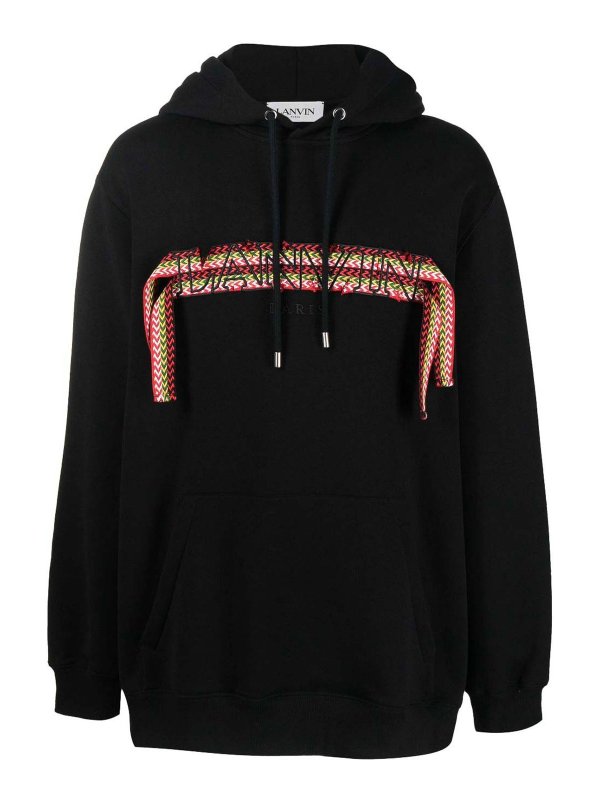 LANVIN: Sweatshirts & Pulls - Sweat-Shirts - Noir