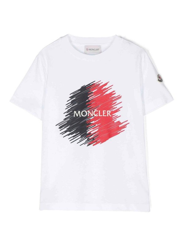 MONCLER: Camisetas - Camiseta - Blanco