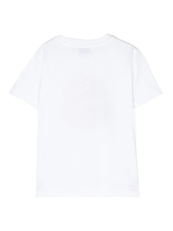 MONCLER: Camisetas online - Camiseta - Blanco