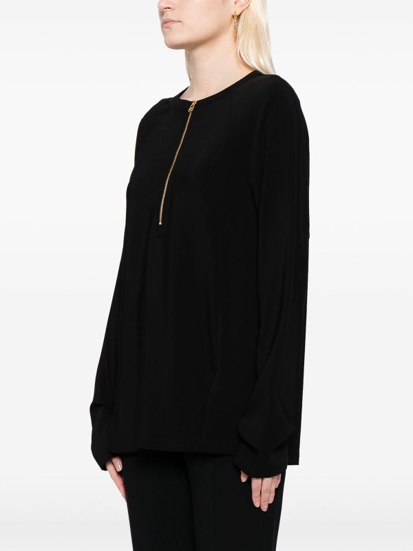 The Best Shops STELLA McCARTNEY: Tops & Tank tops - Iconic Zip Detailed Top